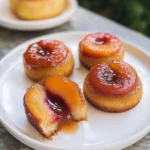 Peach Upside Down Mini Cakes