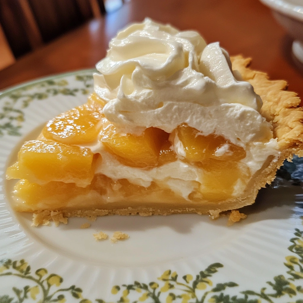 Peaches and Cream Pie