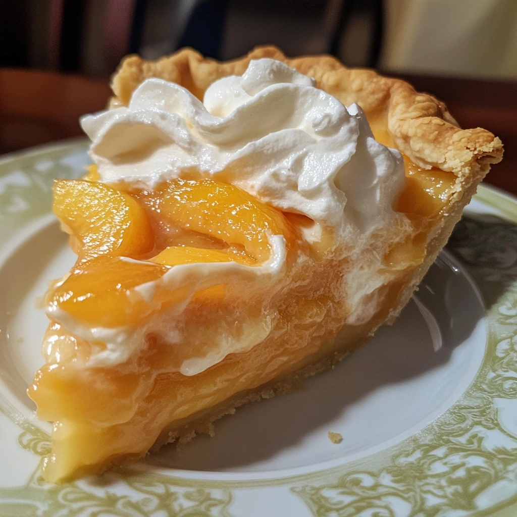 Peaches and Cream Pie