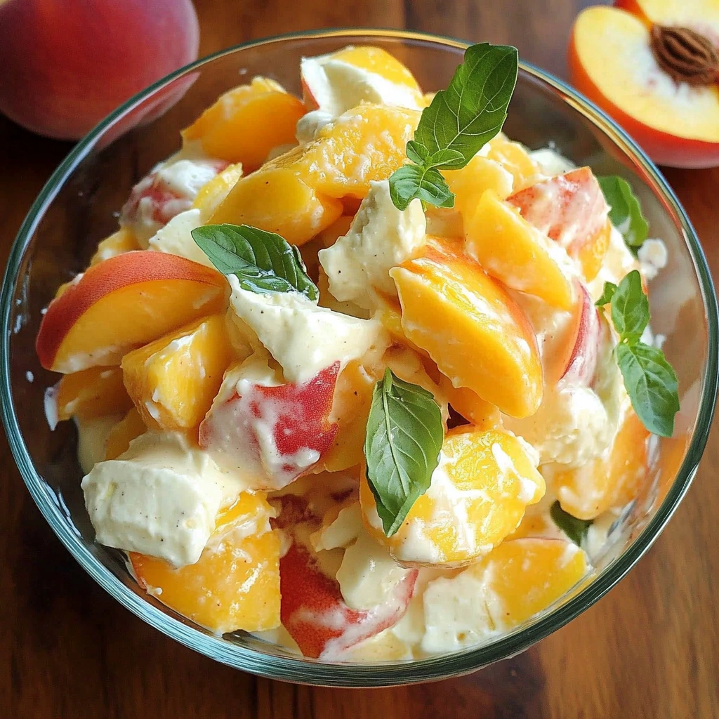 Peaches and Cream Salad