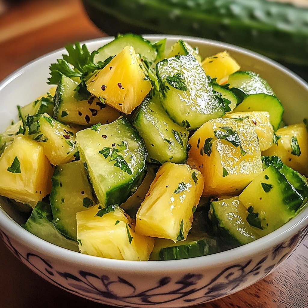 Pineapple Cucumber Salad