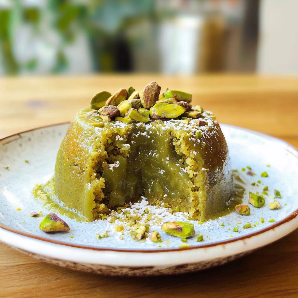 Pistachio Lava Cake