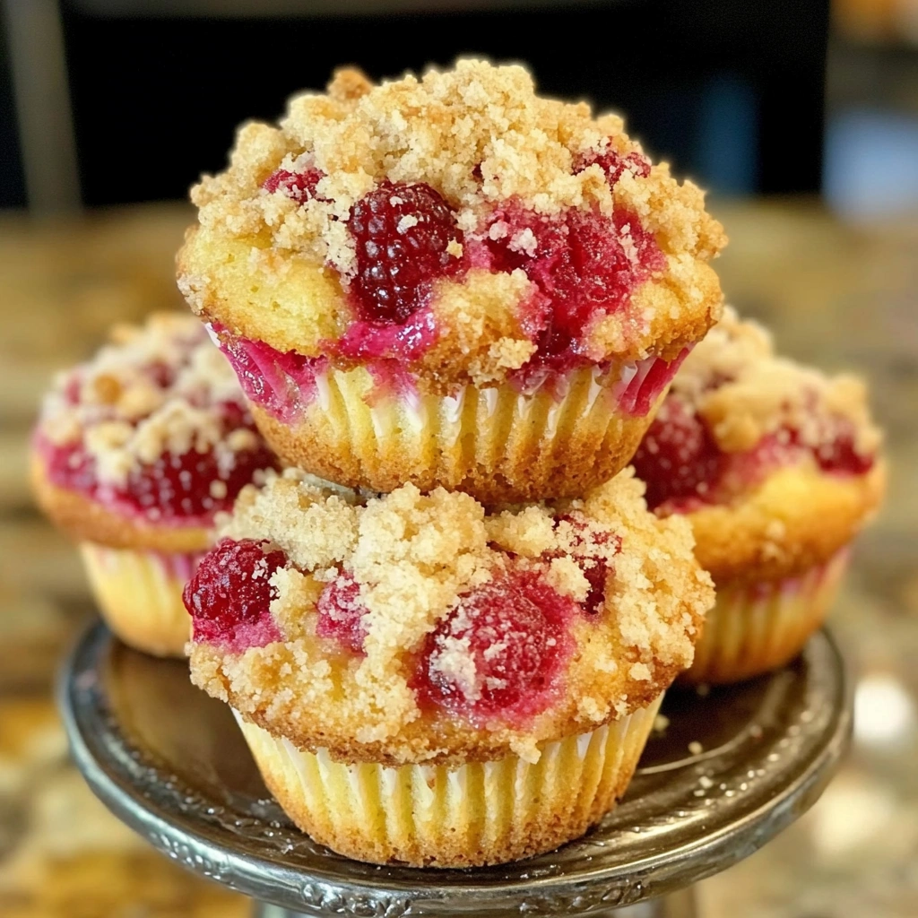 Raspberry Streusel Muffins