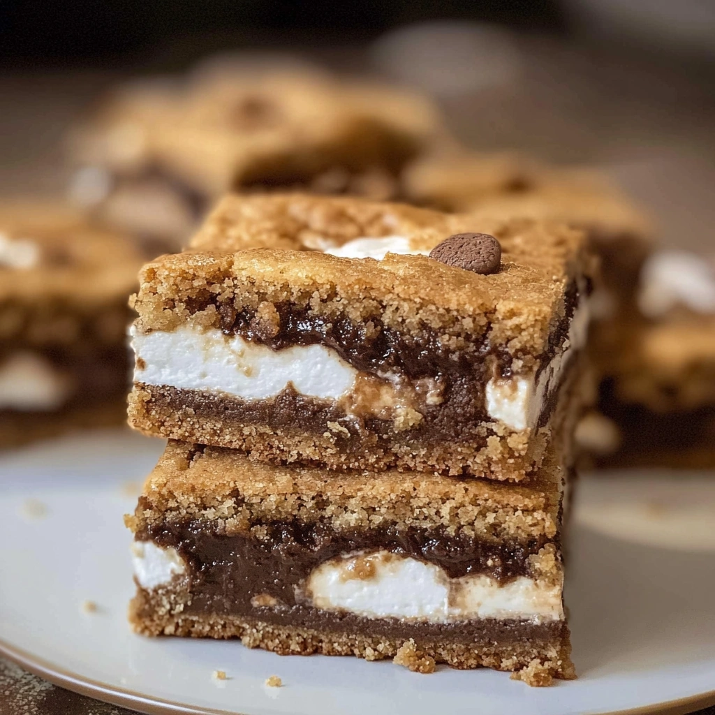 S’mores cookie bars