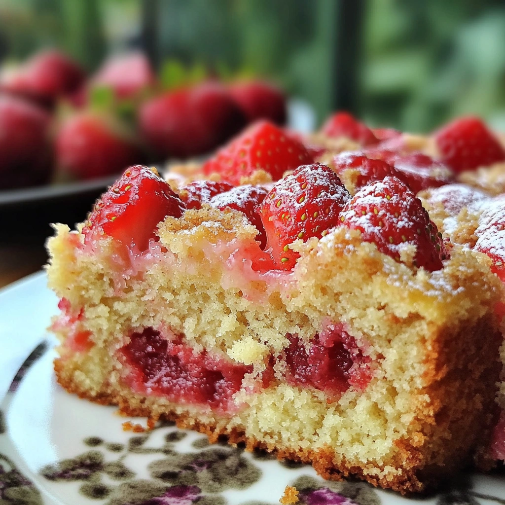 Strawberry Coffee Cake