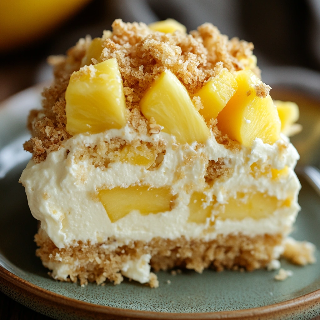 Tropical Fruits Cheesecake Crumb Cake