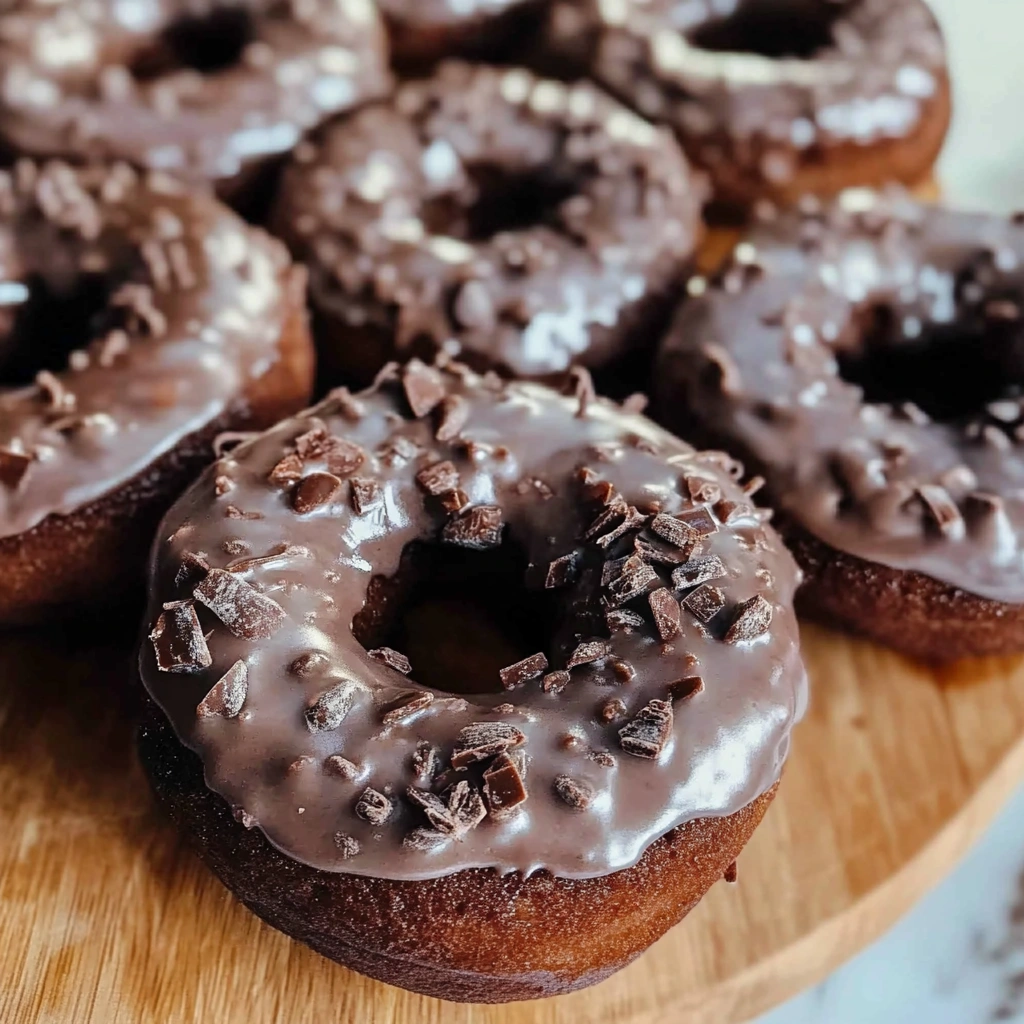 Baked Chocolate Cake Doughnuts