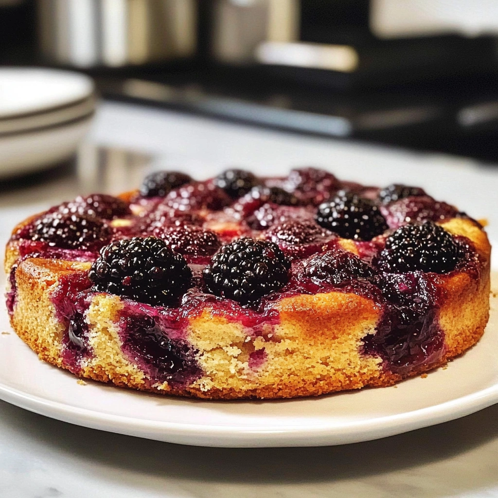 Blackberry Upside-Down Cake