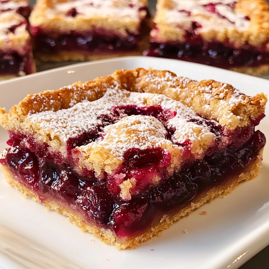 Cherry Pie Slab Bars