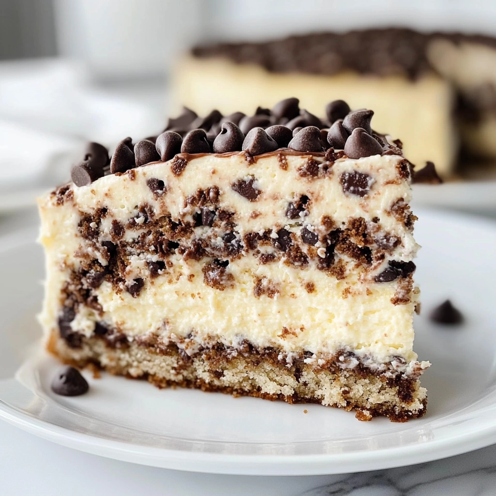 Chocolate Chip Cheesecake Cake