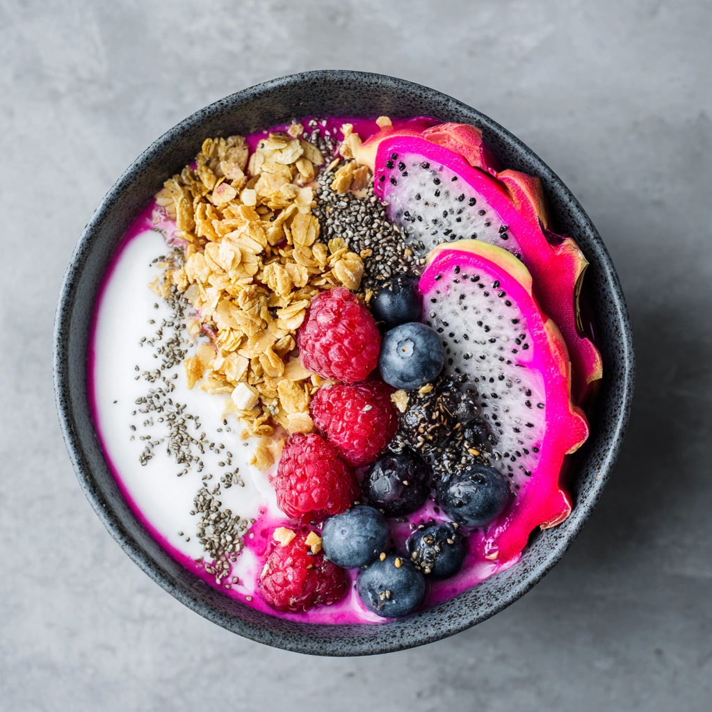 Dragon Fruit Coconut Yogurt Bowls