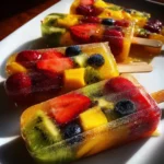 Frozen Coconut Water Fruit Pops