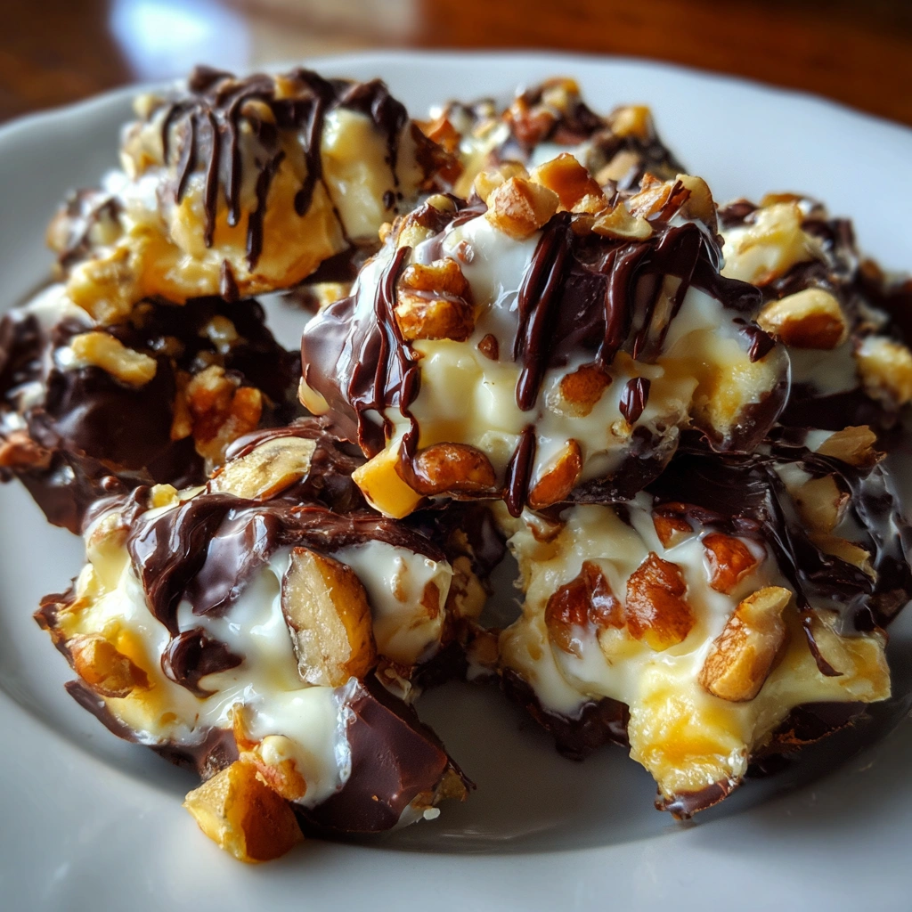 Frozen Greek Yogurt Chocolate Clusters