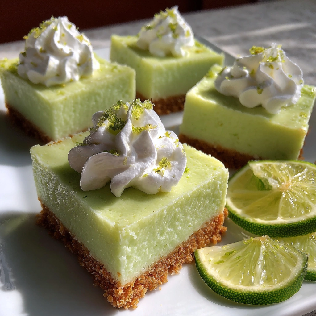 Frozen Key Lime Pie Bars