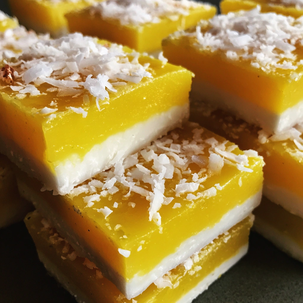 Frozen Pineapple Coconut Yogurt Bars