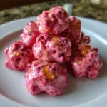 Frozen Raspberry Yogurt Clusters