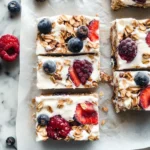 Frozen Yogurt Granola Bars