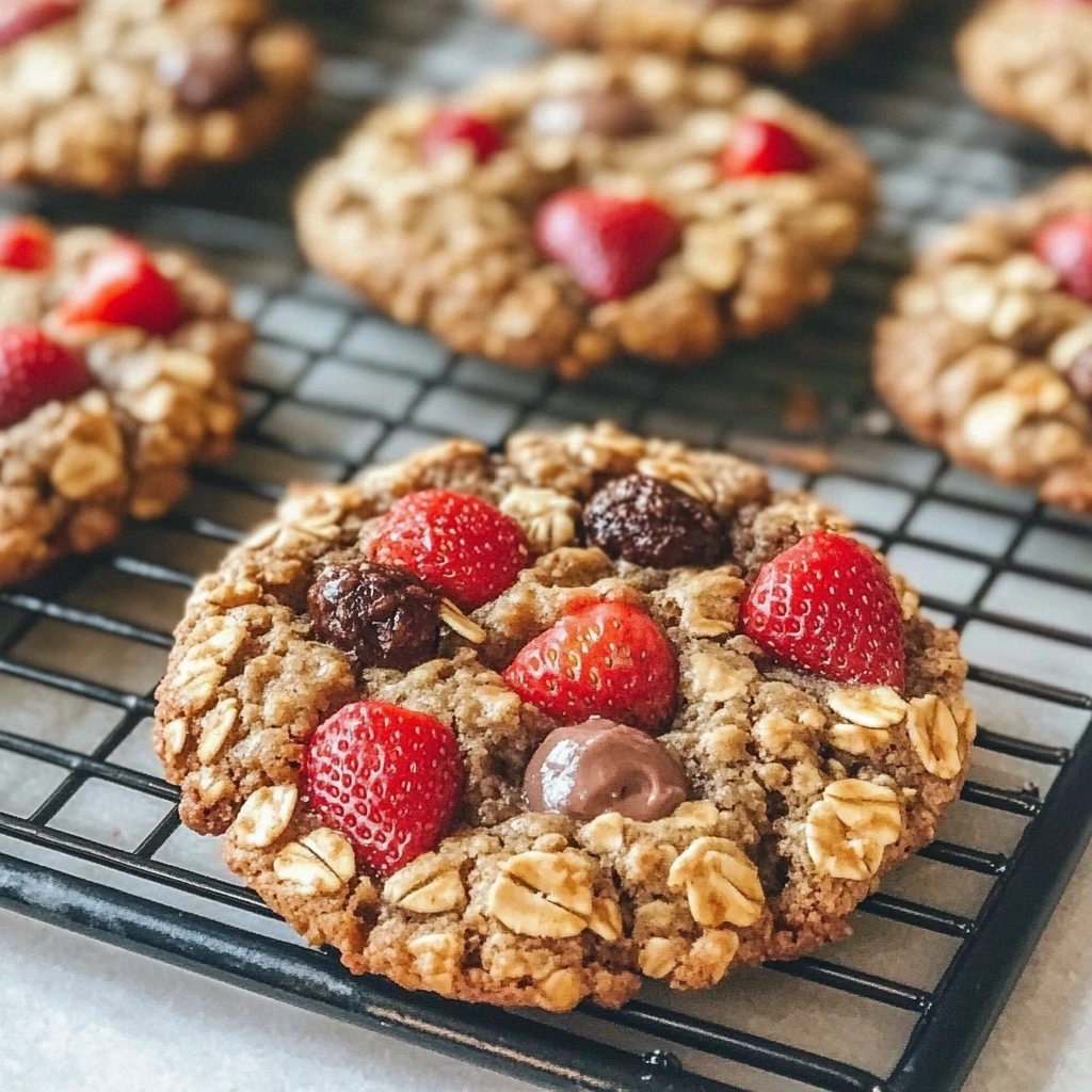 Healthy Strawberry Cookies