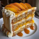 Honey Peach Layer Cake