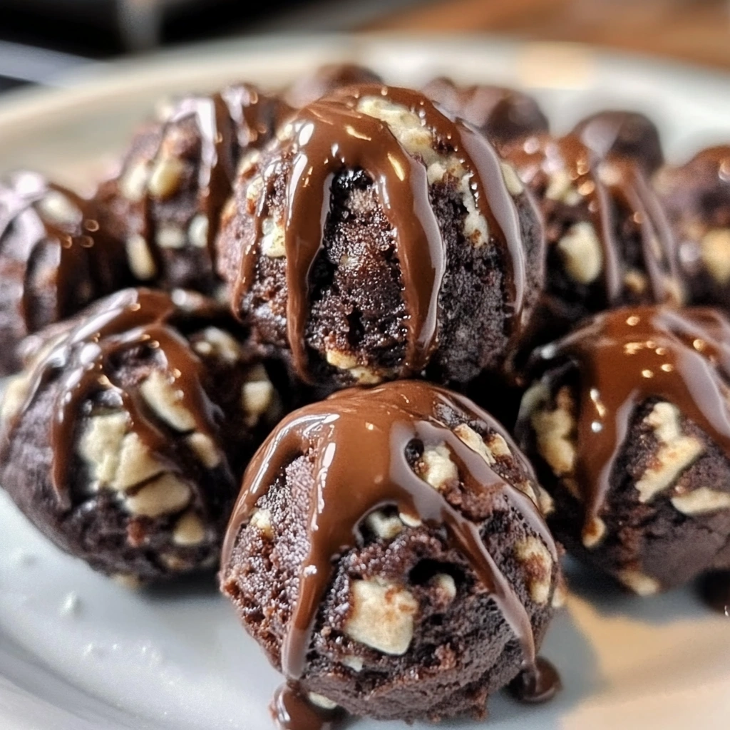 No-Bake Cottage Cheese Brownie Batter Protein Bites