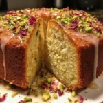Persian Love Cake with Rosewater Glaze