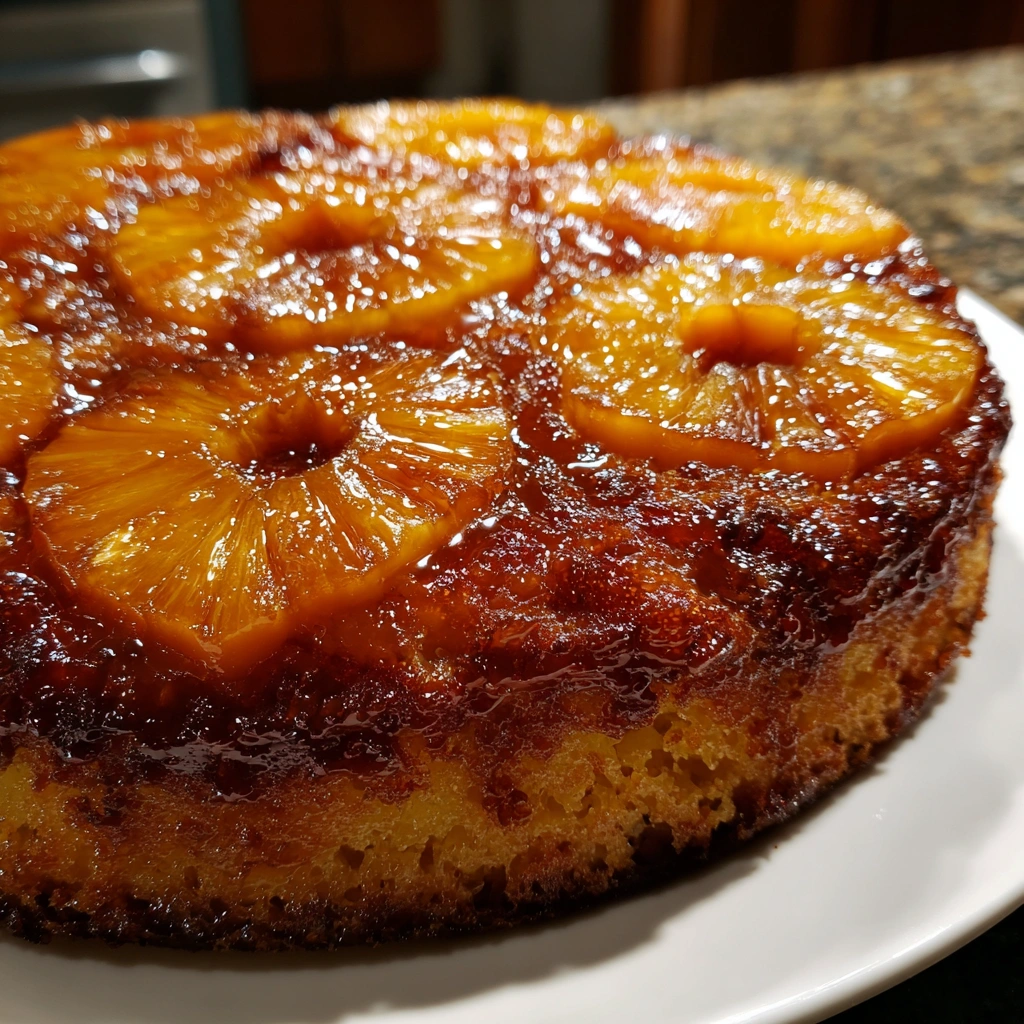 Pineapple Ginger Upside-Down Cake