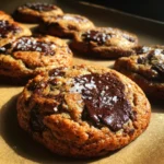 Salted Tahini Chocolate Chunk Cookies
