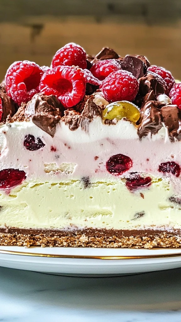 Spumoni Ice Cream Cake