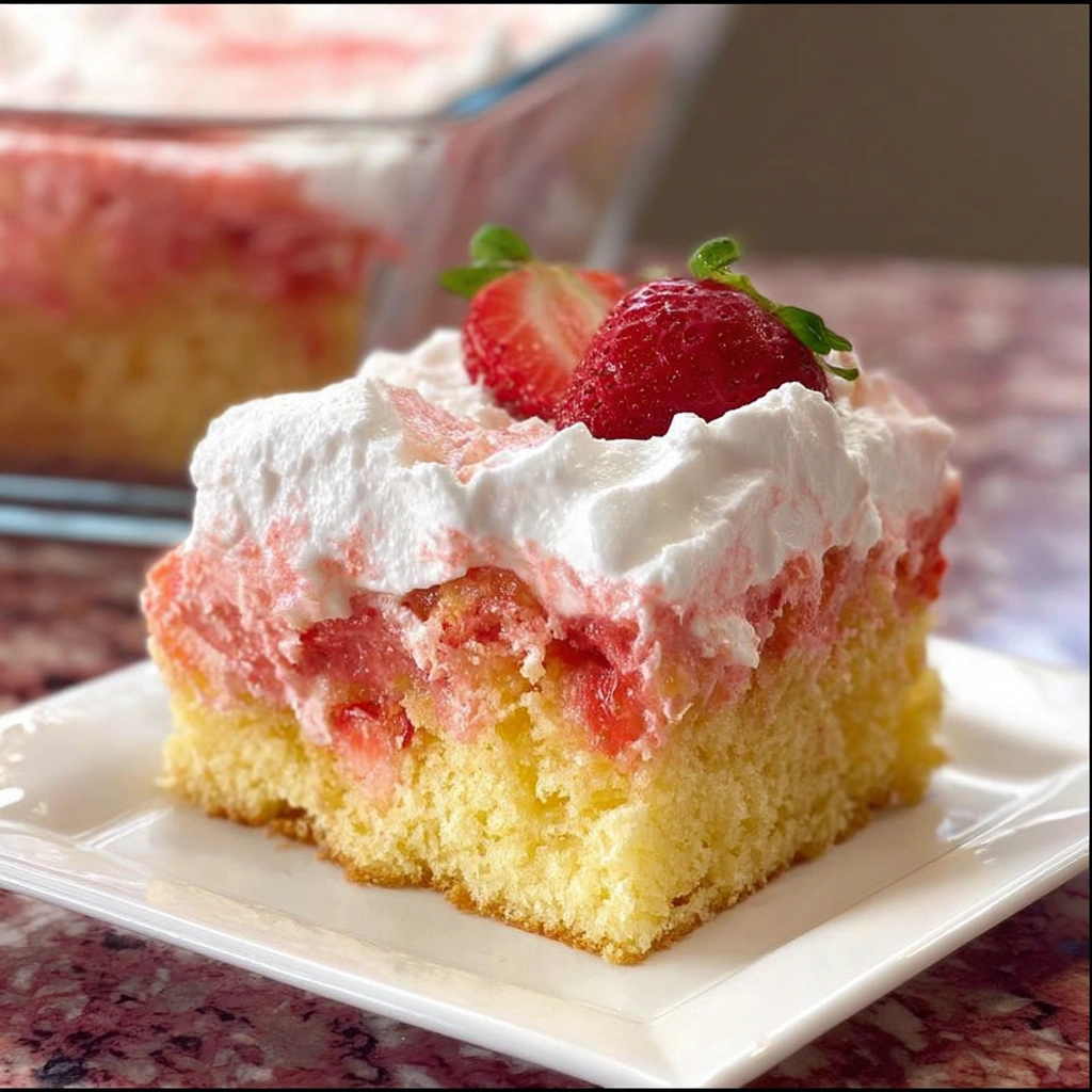 Strawberry Poke Cake