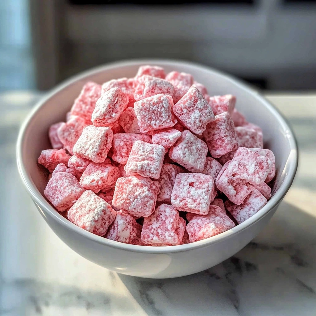 Strawberry Shortcake Puppy Chow