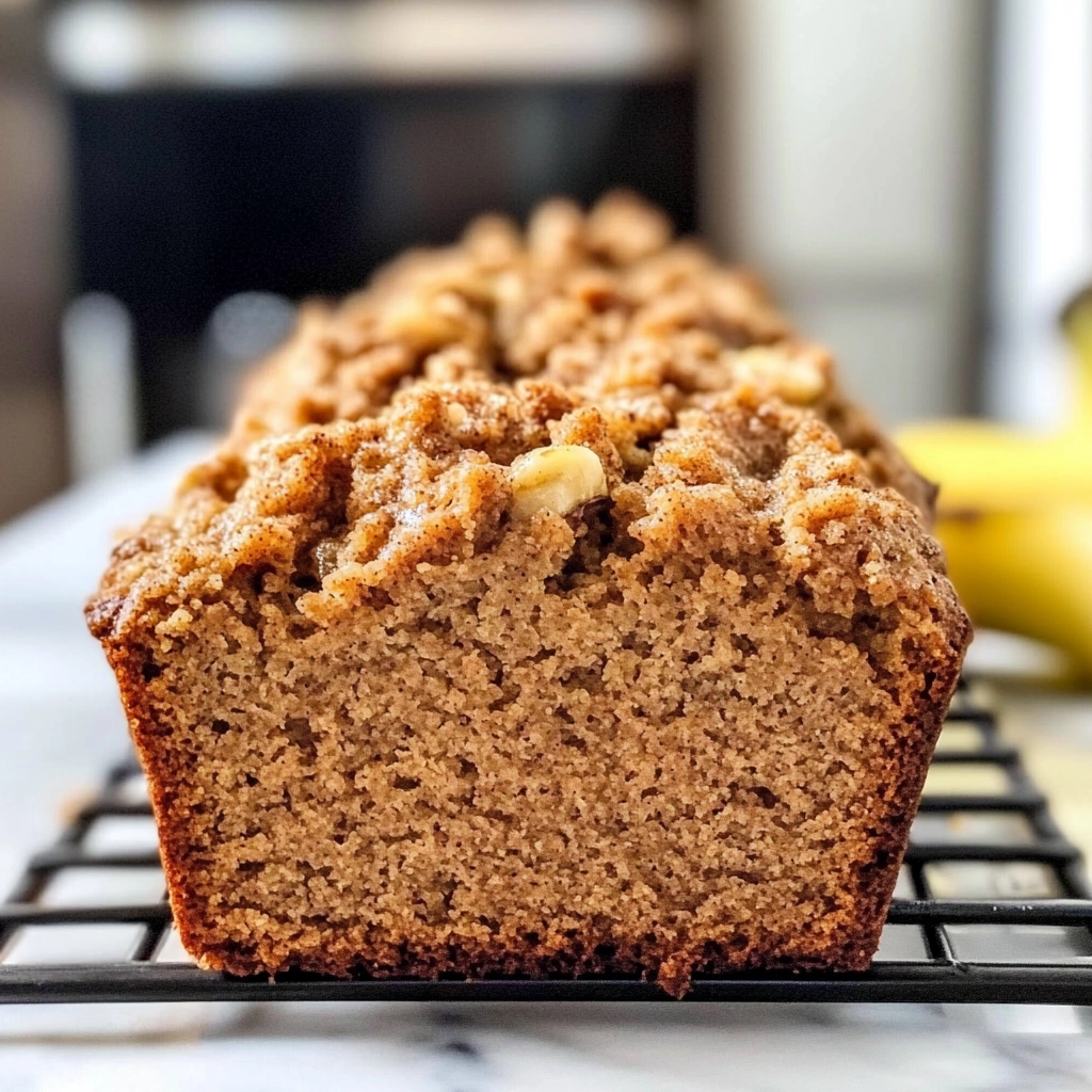 Whole Wheat Cinnamon Crunch Banana Bread