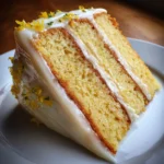 Zesty Lemon Cornmeal Layer Cake