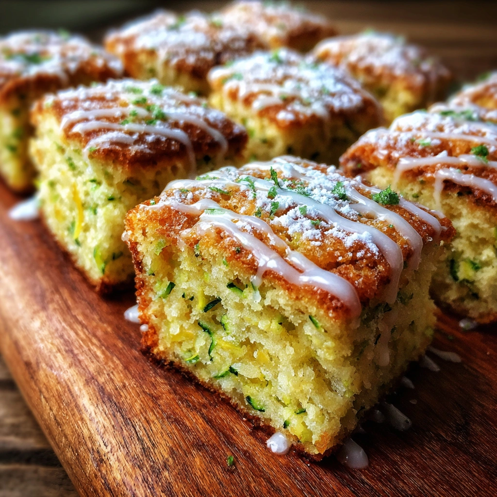 Zucchini Lemon Breakfast Squares