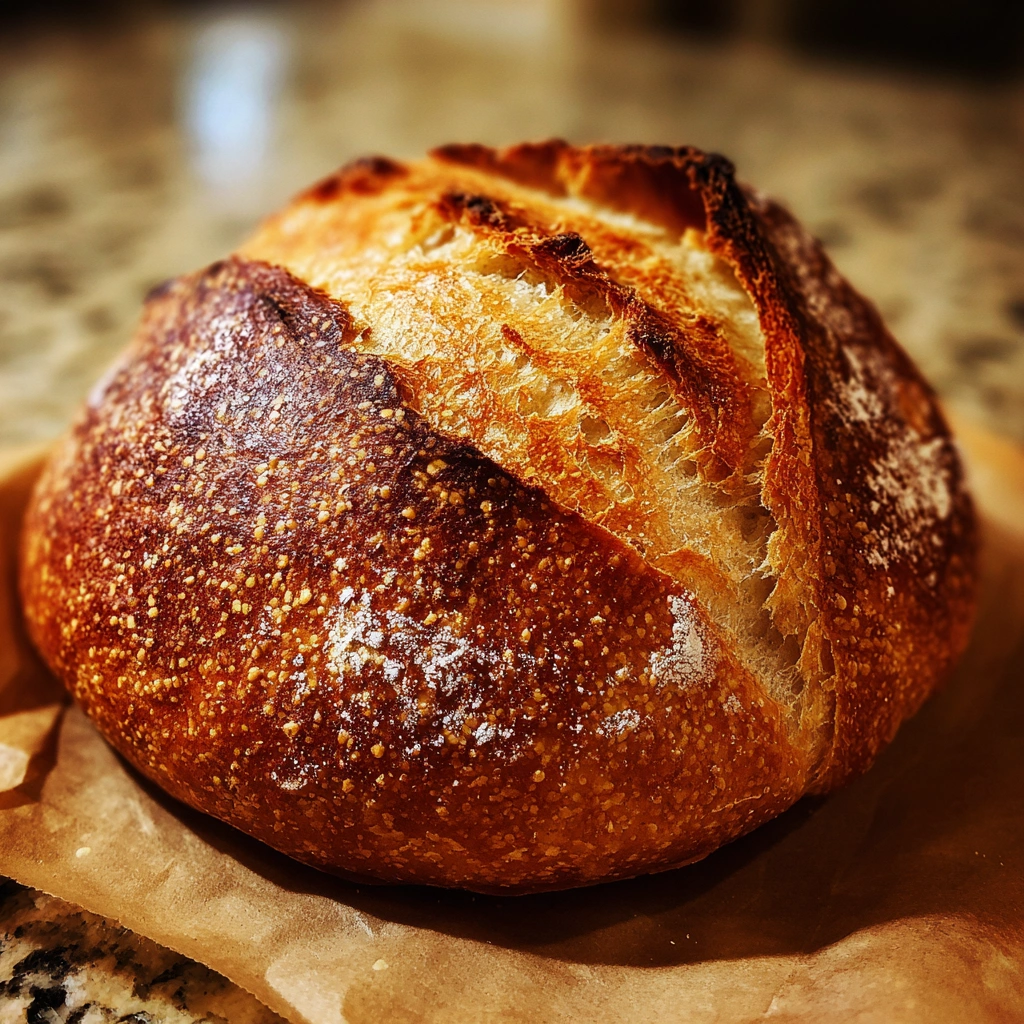 4 Ingredients Artisan Bread