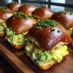 Avocado Egg Salad Breakfast Sliders