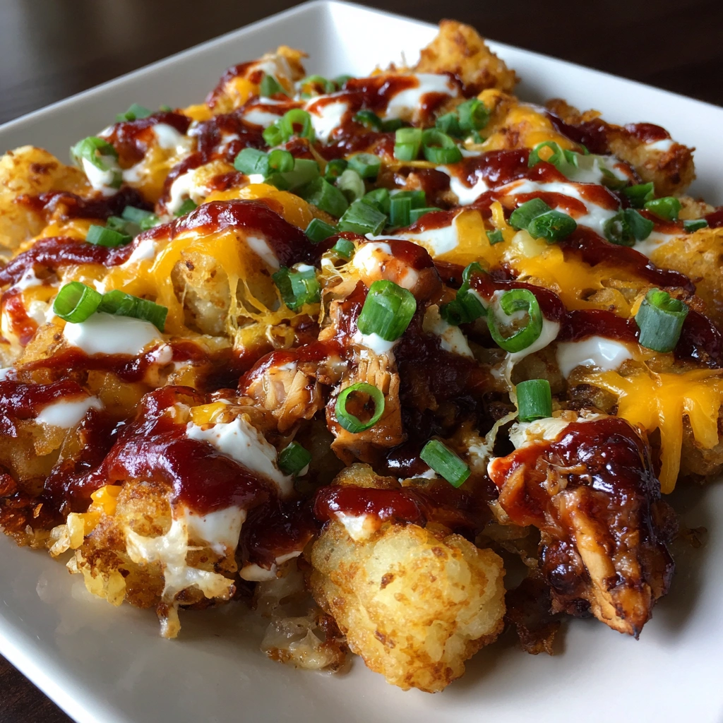 BBQ Chicken Totchos