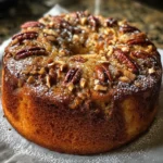 Brown Butter Pecan Apple Snack Cake