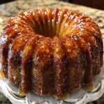 Brown Sugar Glazed Apple Bundt Cake