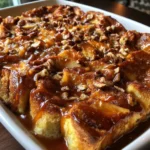 Caramel Apple Pie French Toast Bake