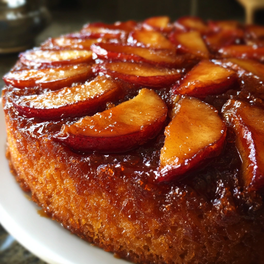 Caramel Apple Upside Down Cake