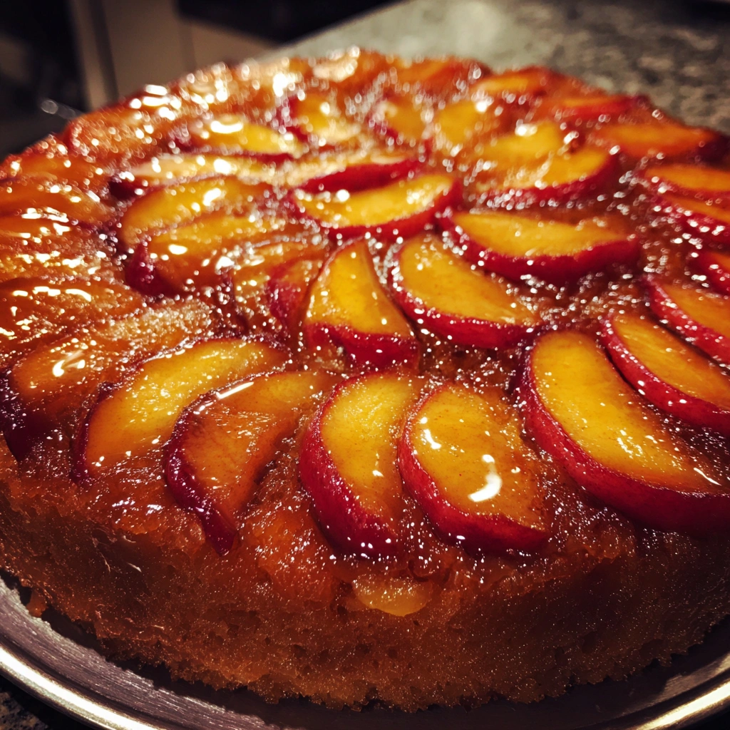 Caramel Apple Upside Down Cake