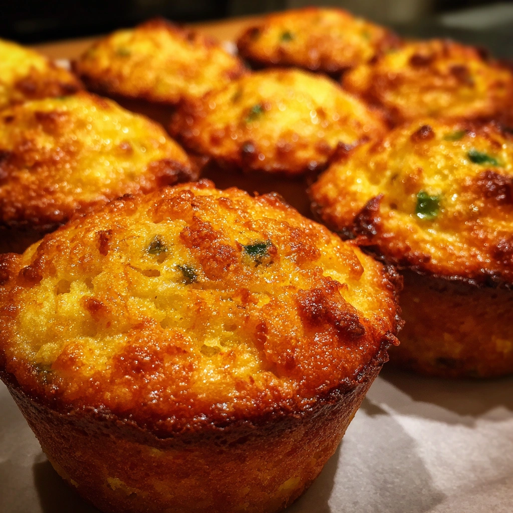 Cheddar Jalapeño Corn Muffins