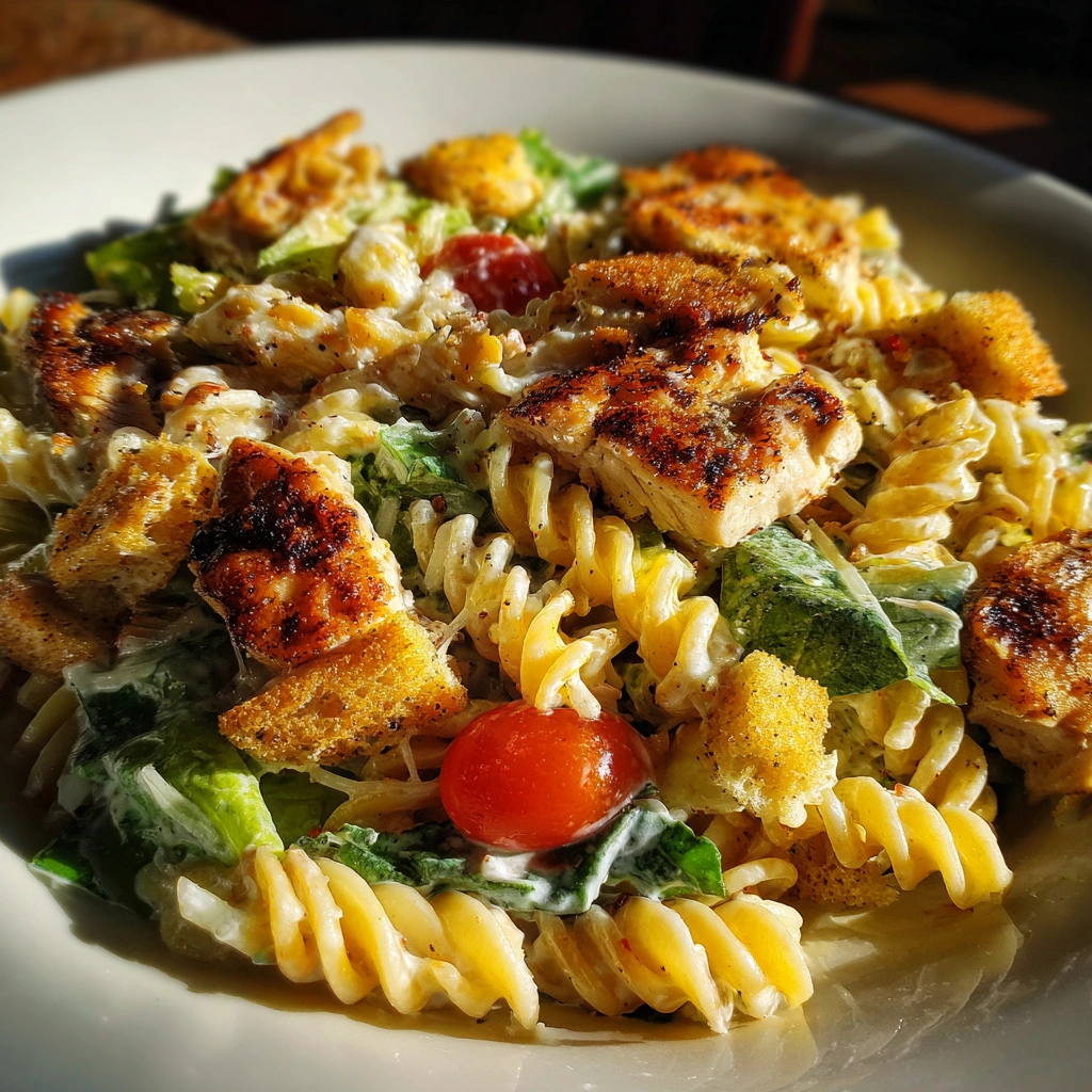 Chicken Caesar Pasta Salad