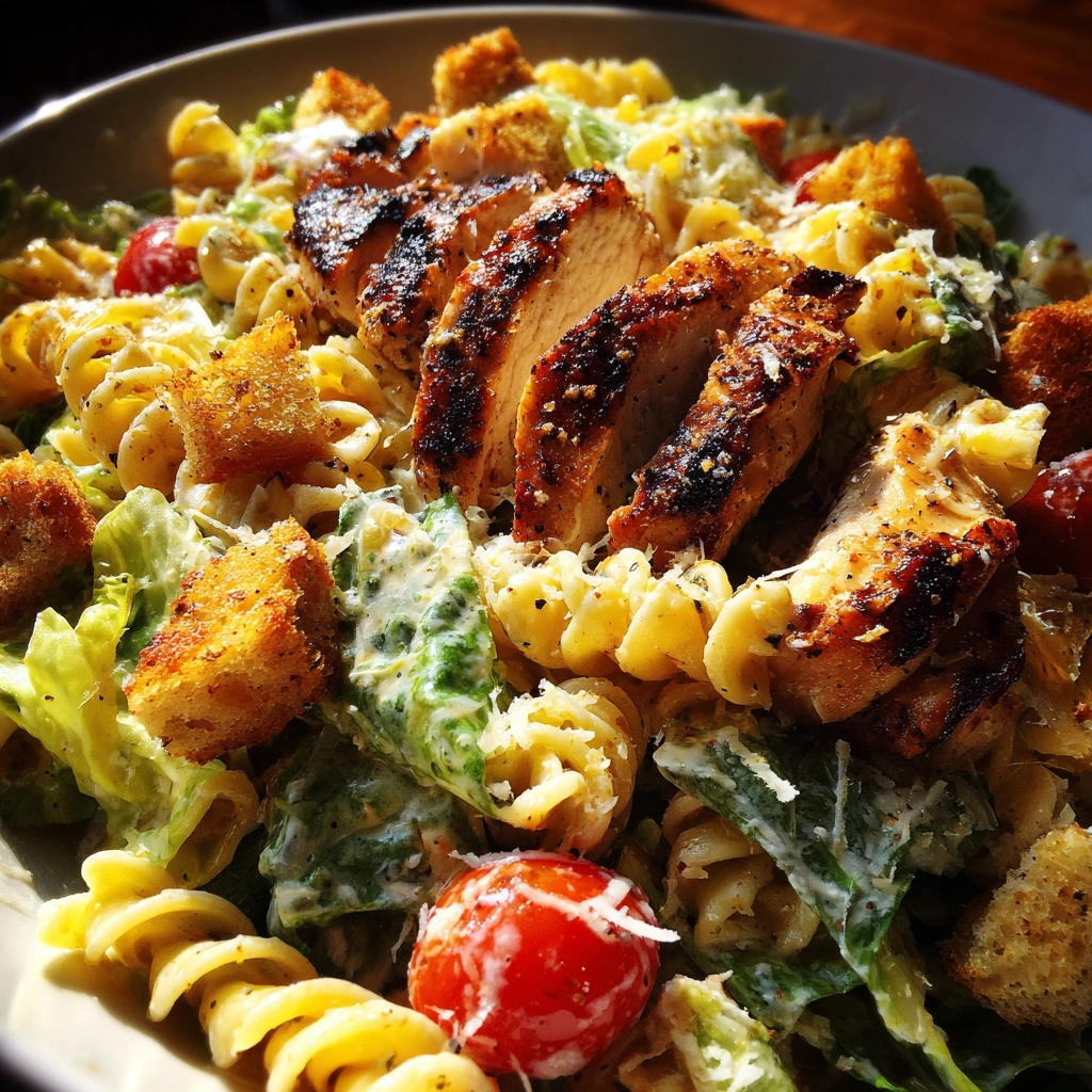 Chicken Caesar Pasta Salad