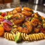 Chili Lime Grilled Shrimp Pasta Salad