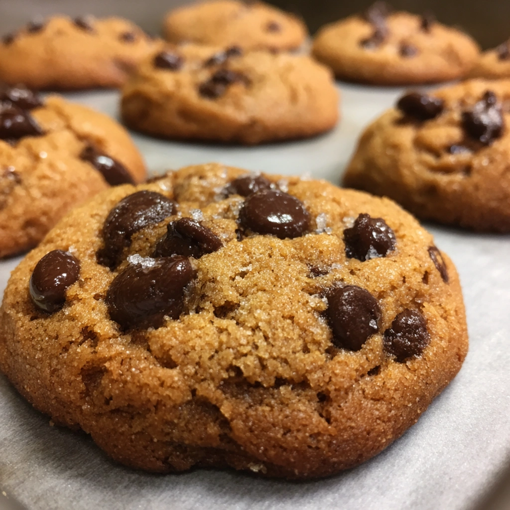 Chocolate Chip Cashew Butter Cookies