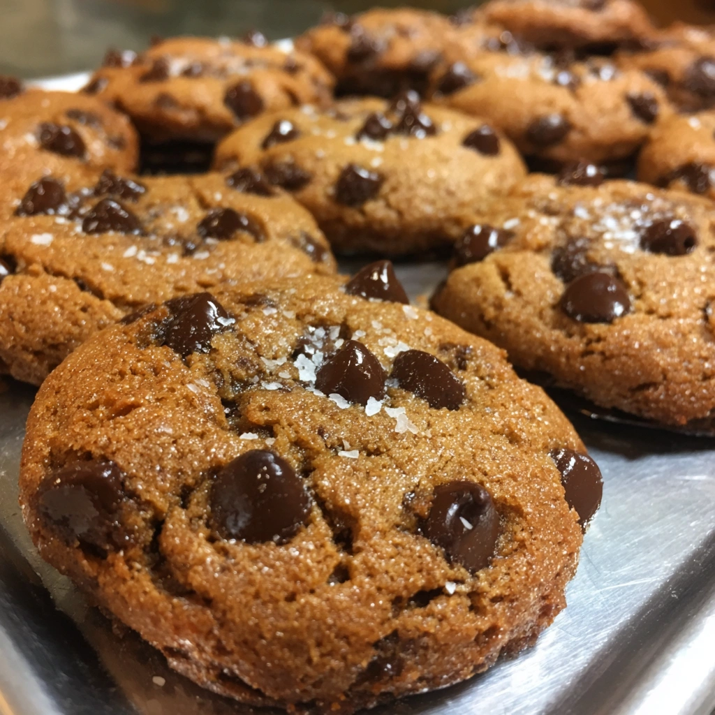 Chocolate Chip Cashew Butter Cookies