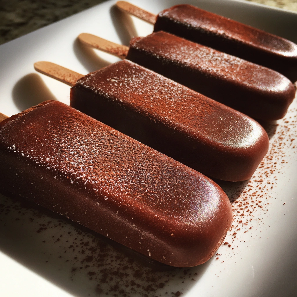 Chocolate Pudding Pops