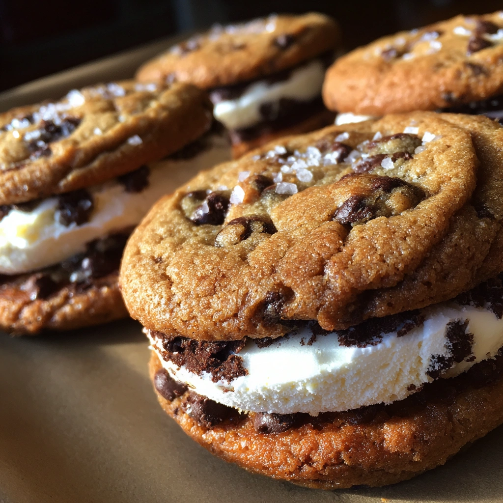 Cookie Ice Cream Sandwiches