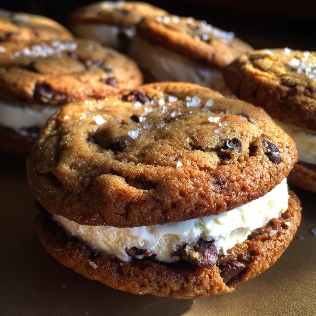 Cookie Ice Cream Sandwiches